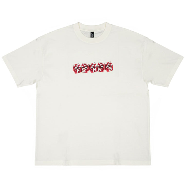 Red Dice Oversize Tee (Vanilla)