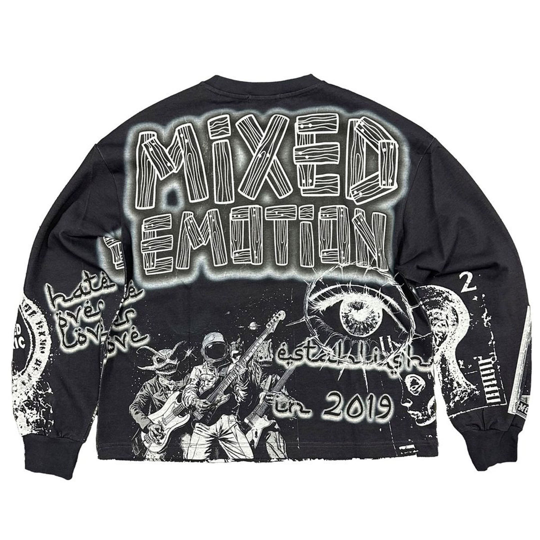 Astro Long Sleeve Tee (Black)