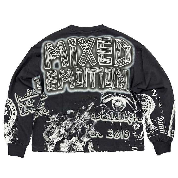 Astro Long Sleeve Tee (Black)