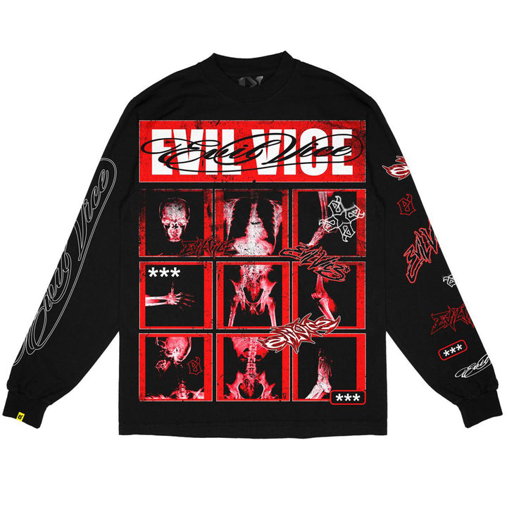 X-Ray Long Sleeve Tee (Black)