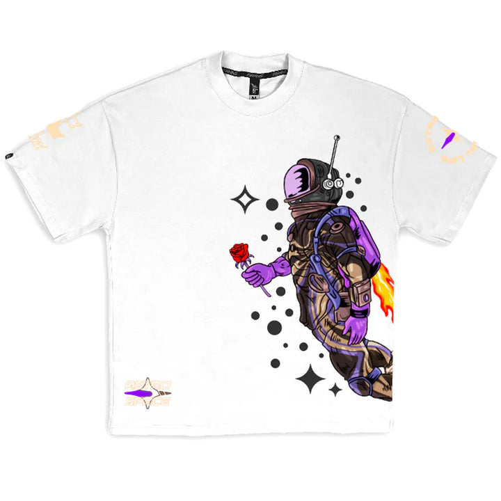 Big Nova Tee (White / Beige)