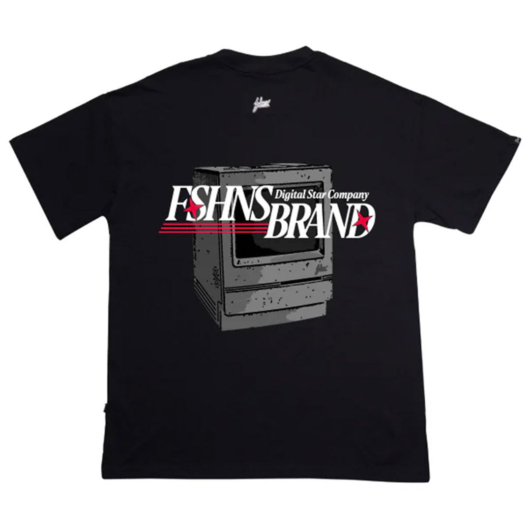 Digital Star Oversize Tee (Black)