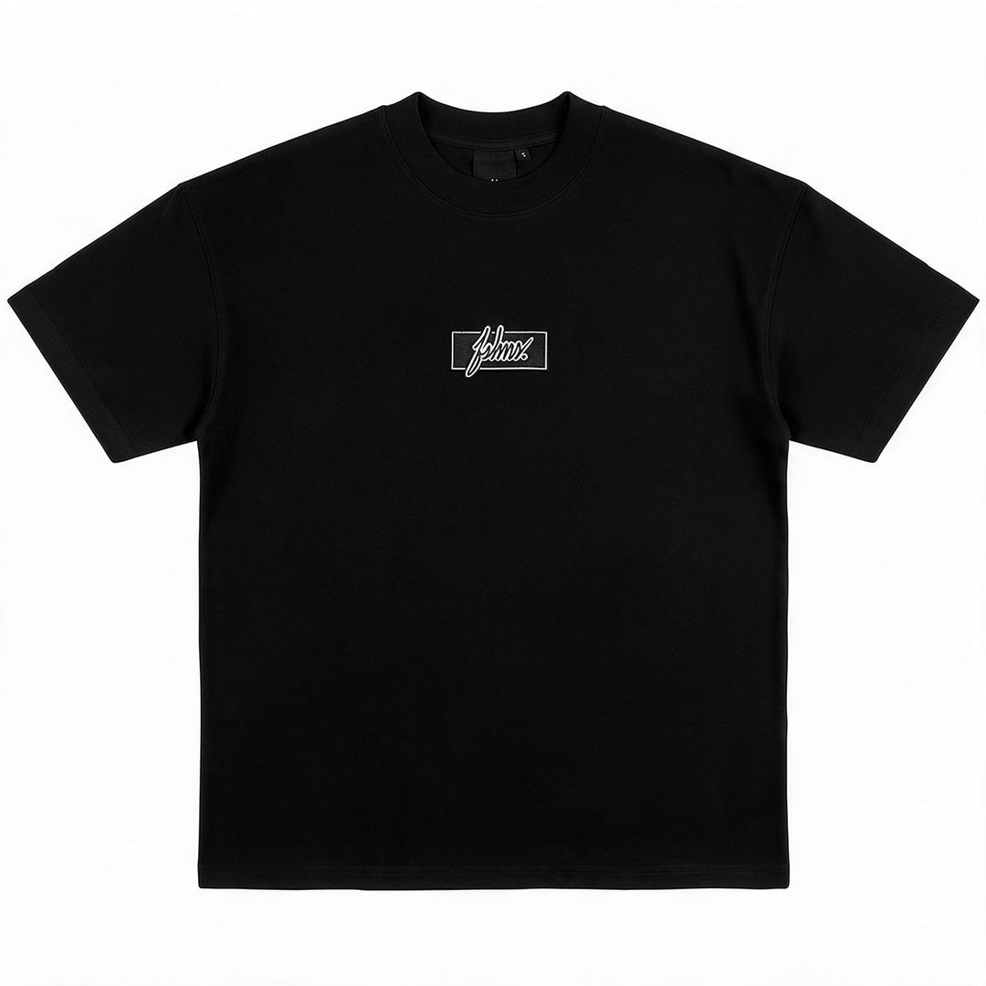 Logo Patch Oversize Tee (Black)