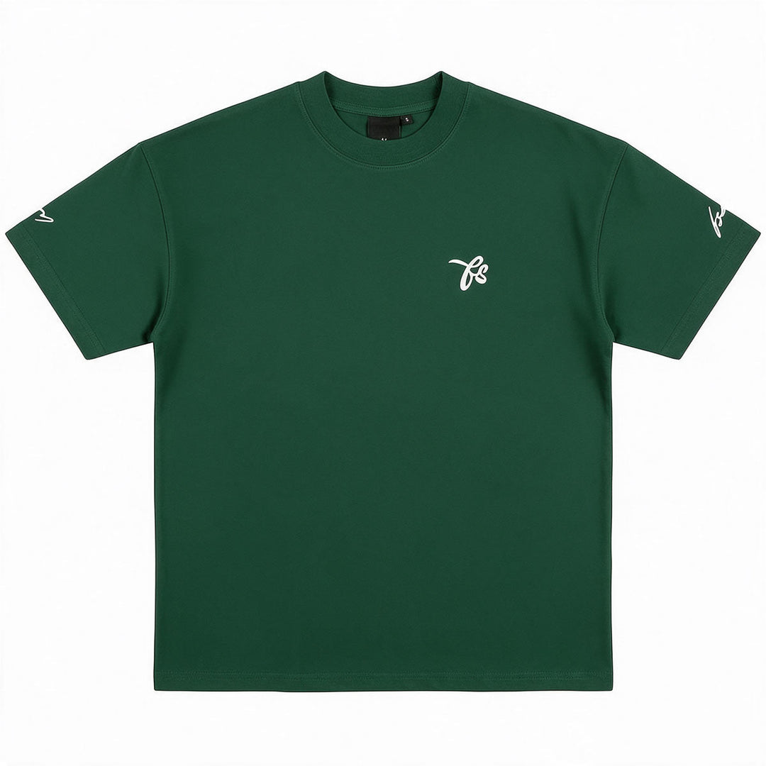 FS Script Oversize Tee (Forest Green)
