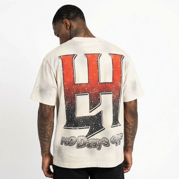 Football Girls Rhinestone Tee (Cream)