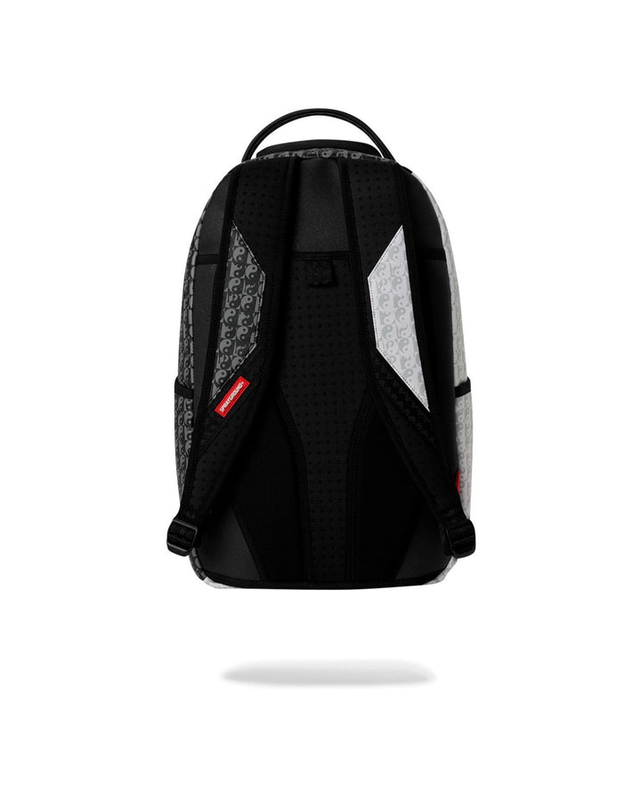 Black and White Drip Check Backpack