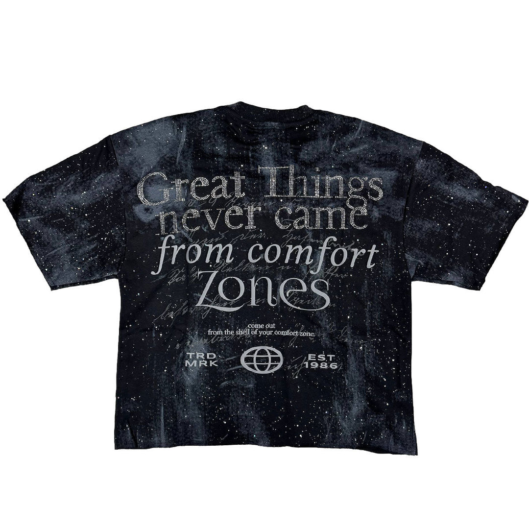 Gasland Cropped Tee (Black)