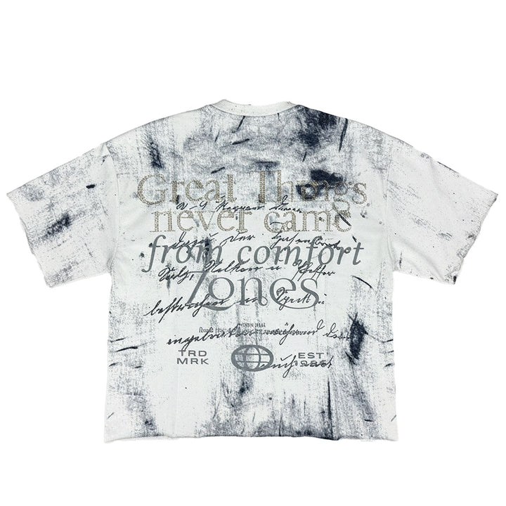 Gasland Cropped Tee (White)