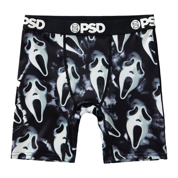 Youth Ghost Face Dark Boxer Briefs (Multi)