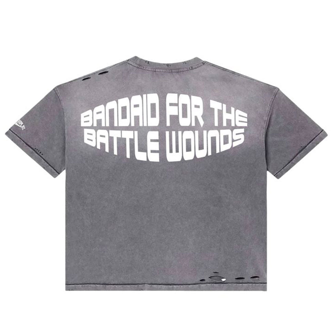 Grey White Tee