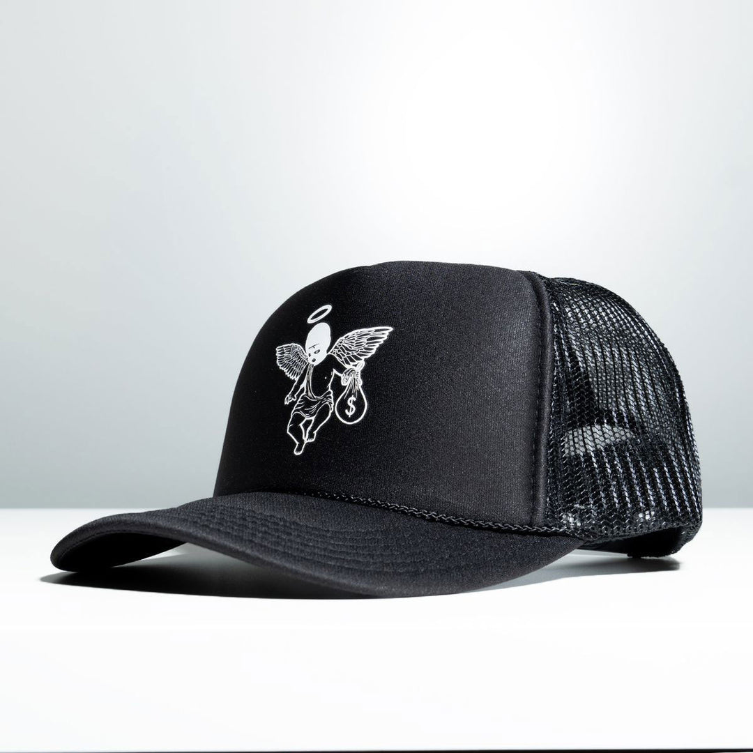Money Motivated Angel Trucker Hat