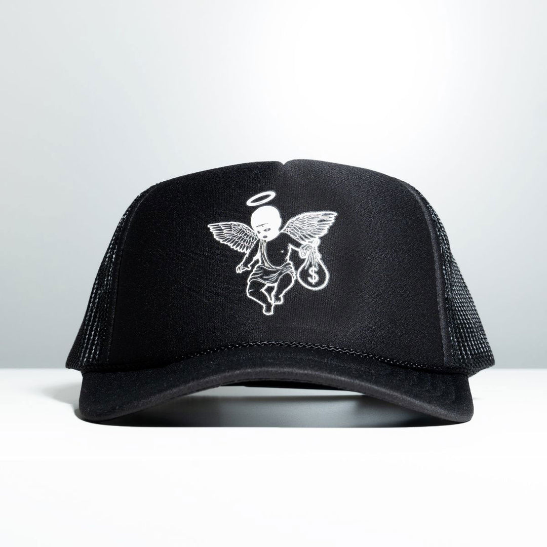 Money Motivated Angel Trucker Hat