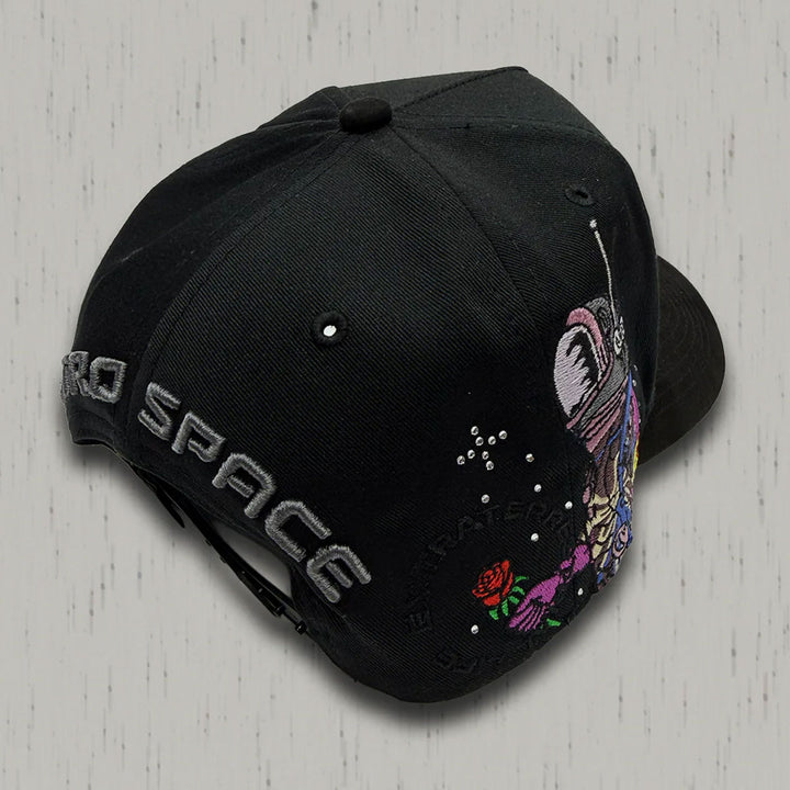 Space Nova Snapback Hat (Black)