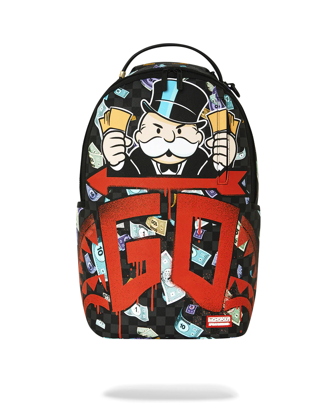 Monopoly Go Sharkmouth Stencil Backpack
