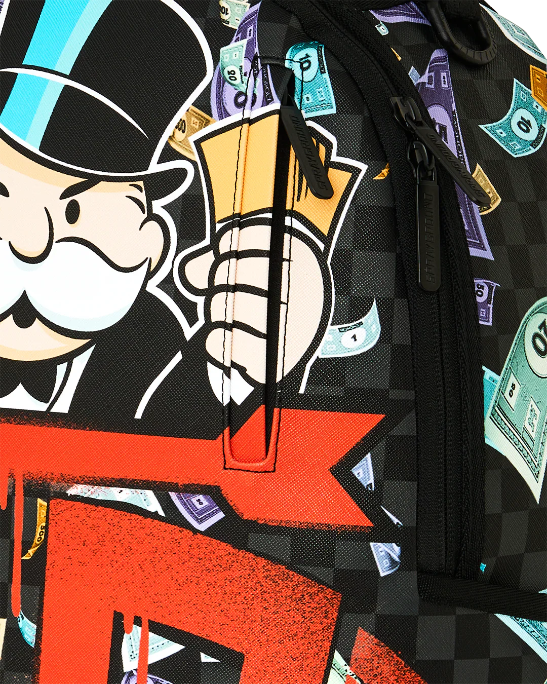 Monopoly Go Sharkmouth Stencil Backpack