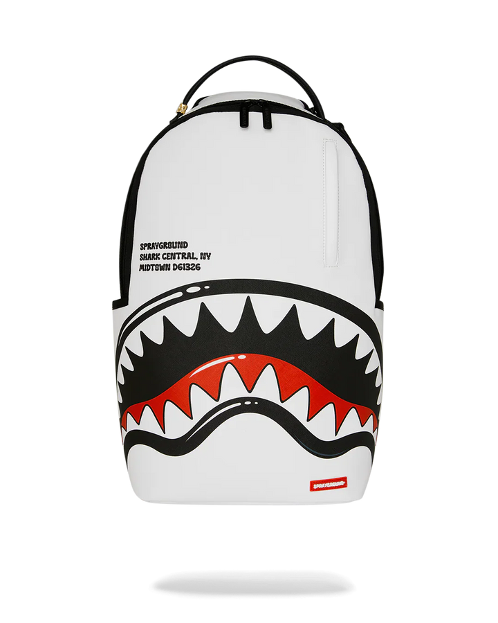 Shark Central Bubbly White Backpack