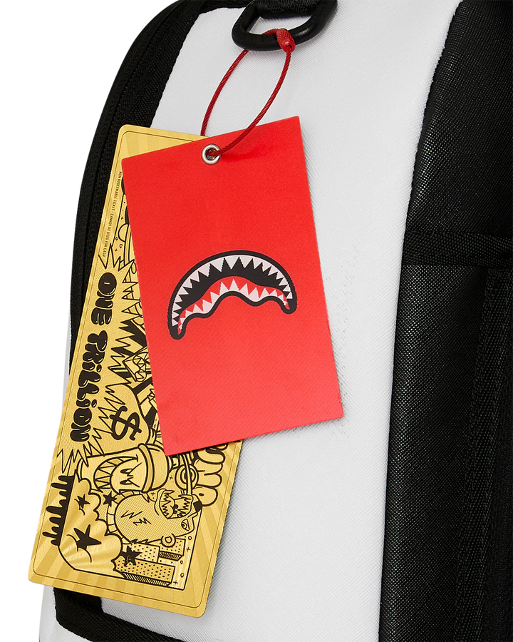 Shark Central Bubbly White Backpack