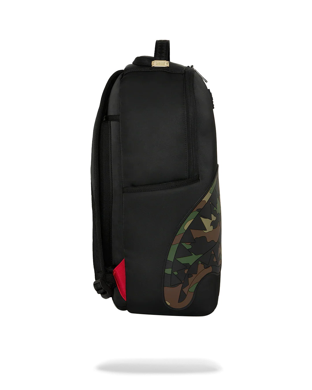 Shark Central Nylon Camo Embossed Shark Backpack