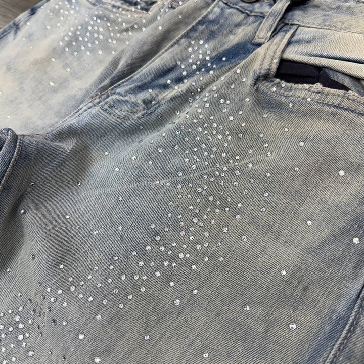Crystal Stacked Denim (Ice Antique)