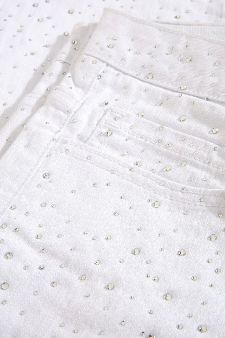 Martin Super Skinny Stacked Denim (White)