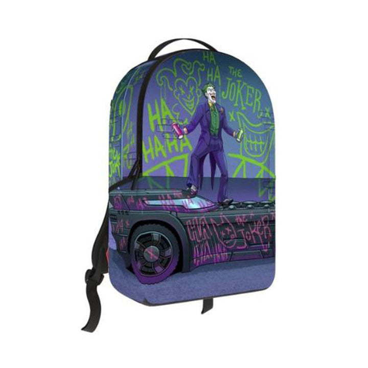 DC Joker Tagged Up Batmobile Backpack