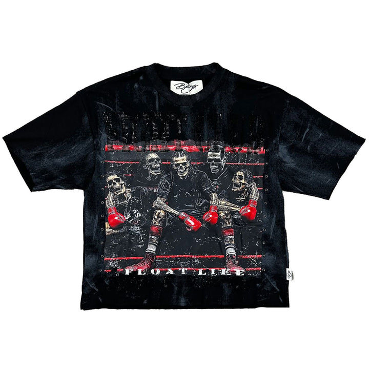 Fight Club Cropped Tee (Black)