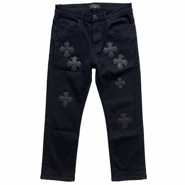 Kids Martin Stacked Denim (Jet Black)