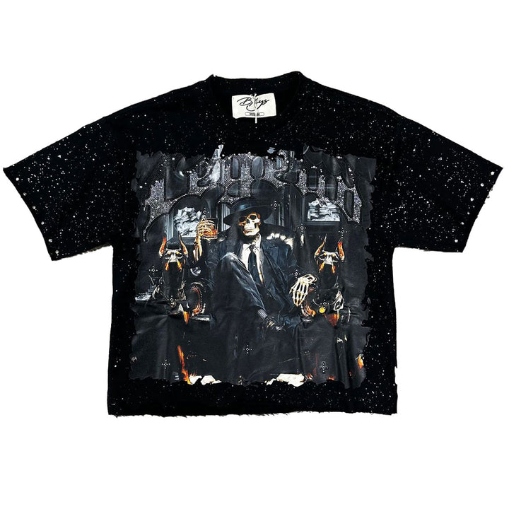 Legend Cropped Tee (Black)
