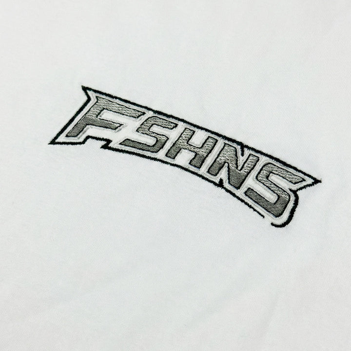Classic Embroidery Oversize Tee (White)