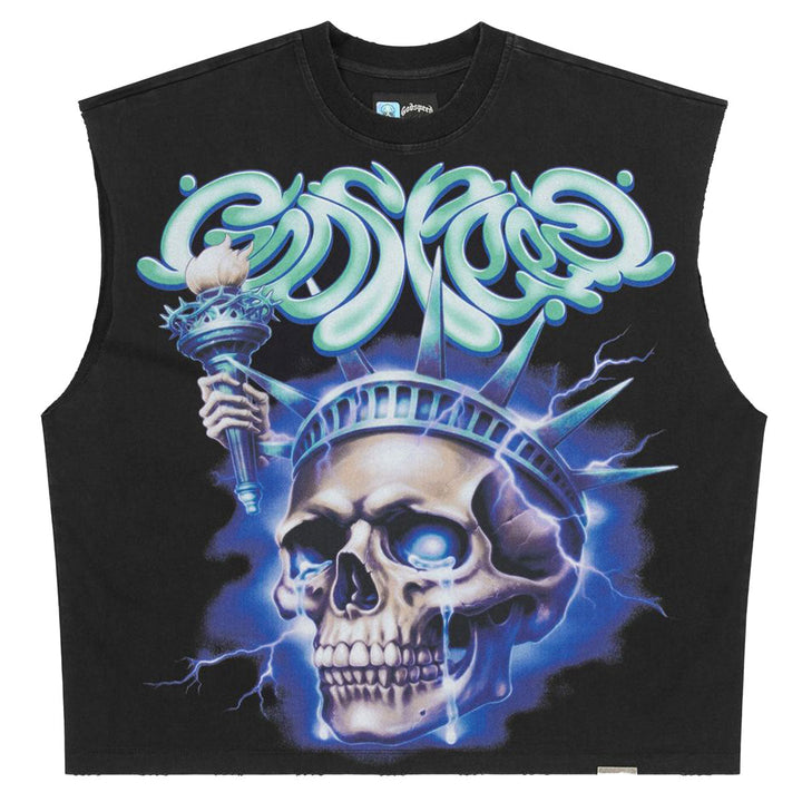 Liberty Tears Sleeveless Tee (Black)