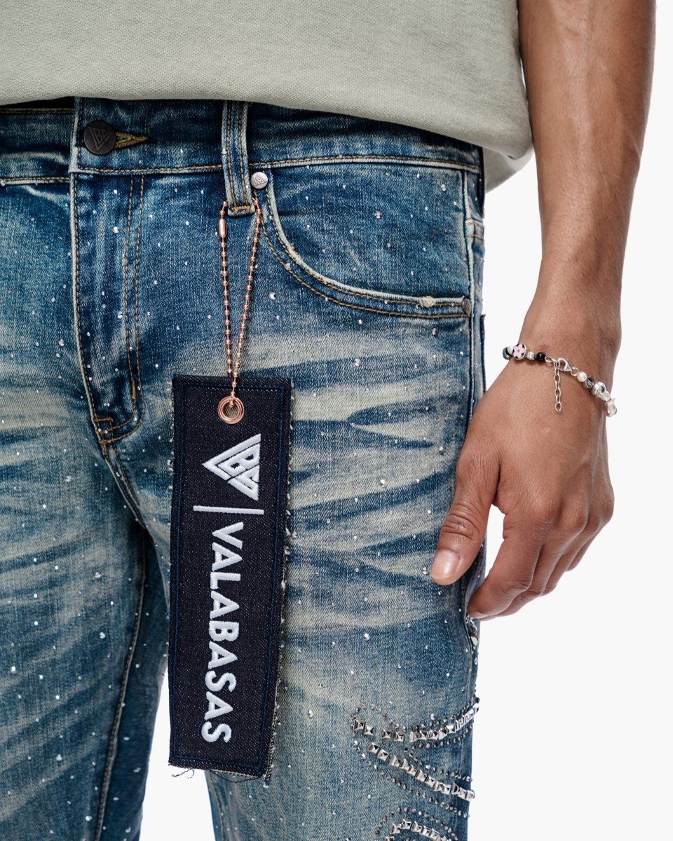 Licium Dark Blue Skinny Jeans