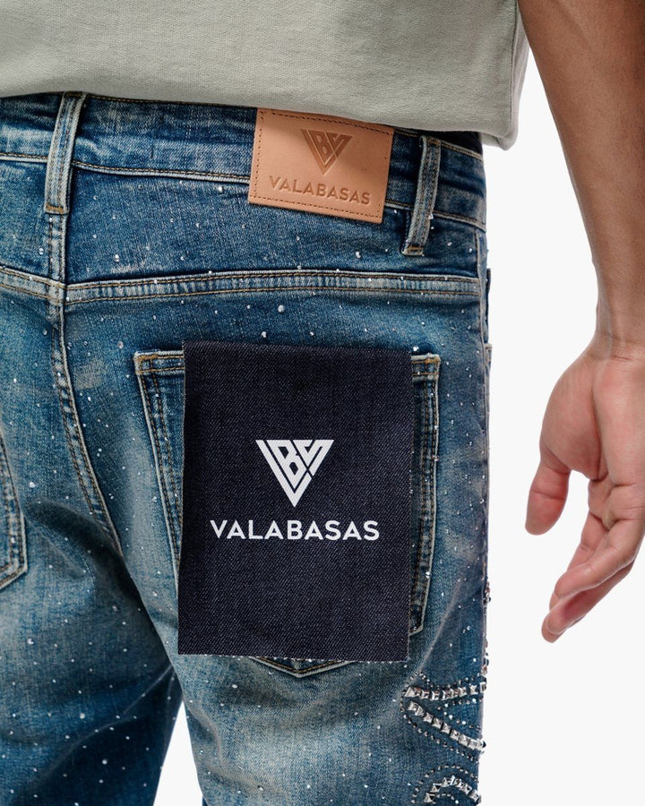 Licium Dark Blue Skinny Jeans