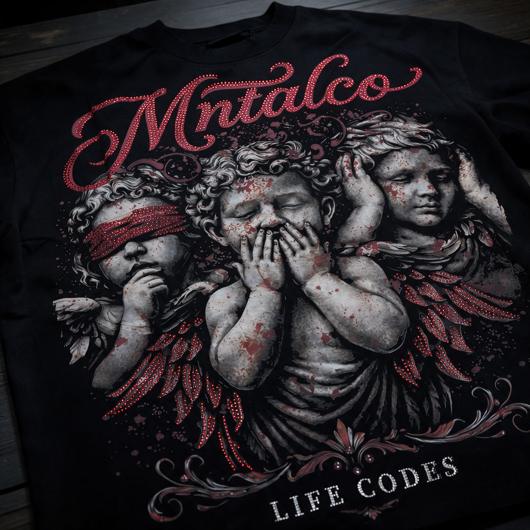 Life Codes Tee (Black/Red)