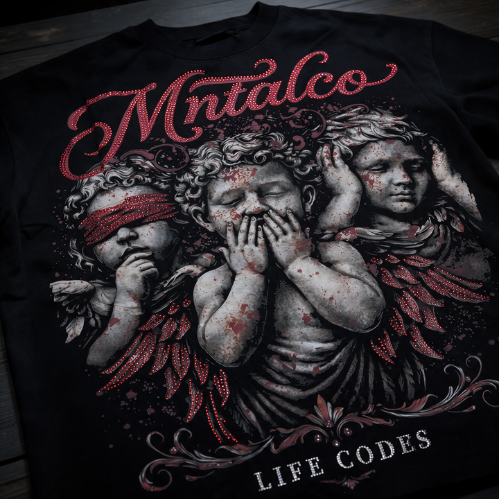 Life Codes Tee (Black/Red)