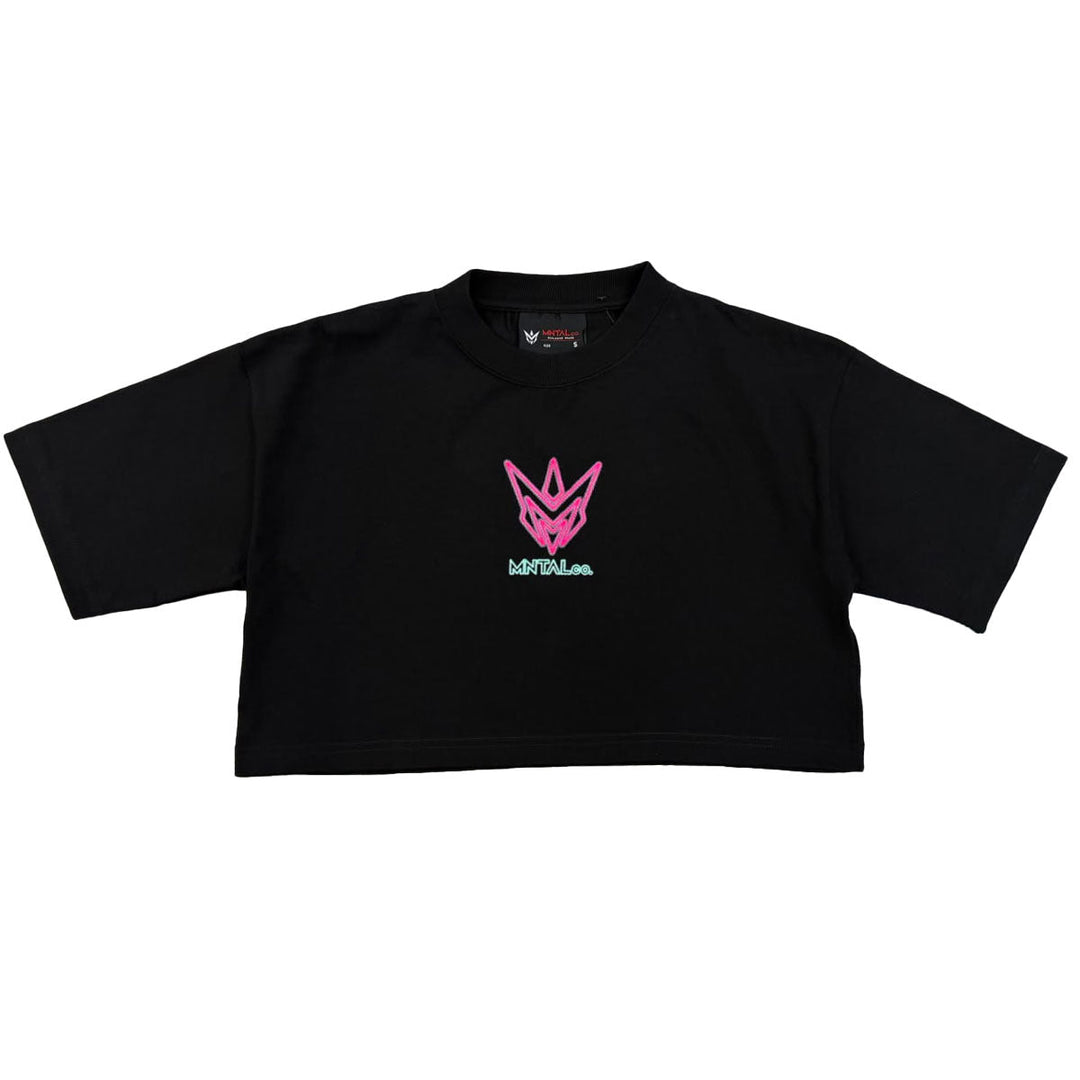 Your Mind, Your Move Cropped Tee (Black)