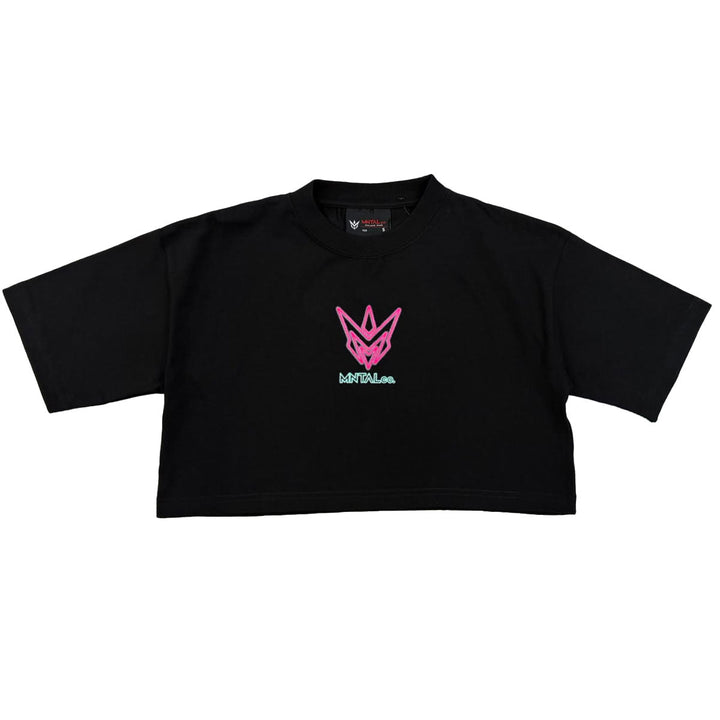 Your Mind, Your Move Cropped Tee (Black)