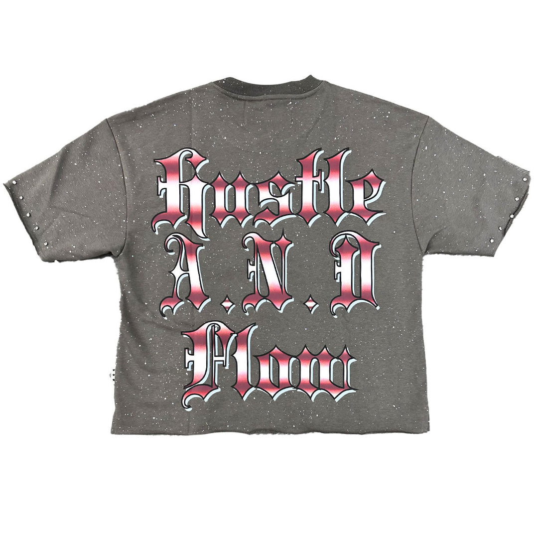 Legend Cropped Tee (Grey)