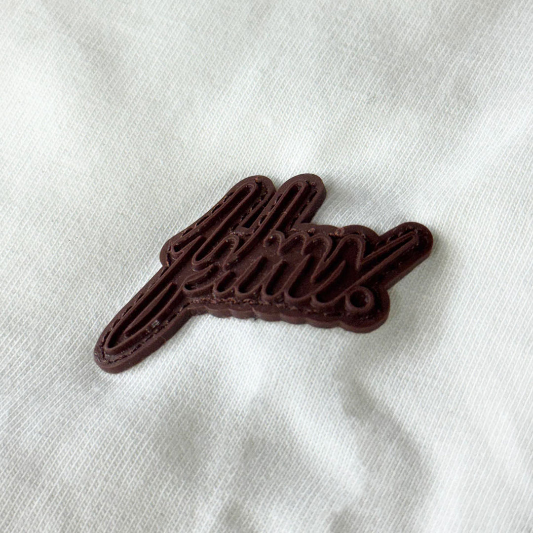 Silicone Logo Oversize Tee (Vanilla / Chocolate)