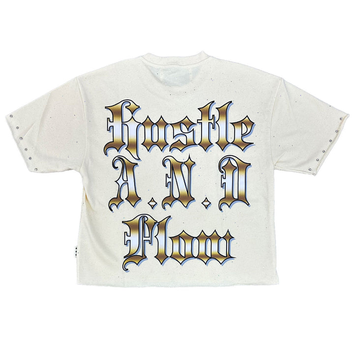 Legend Cropped Tee (Off-White)