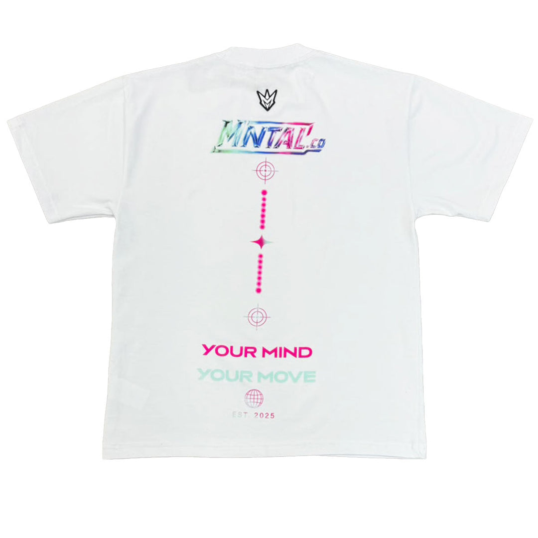 Your Mind, Your Move Oversize Tee (White)
