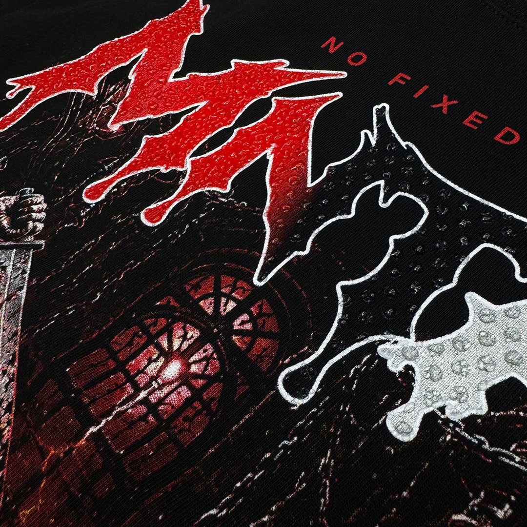 Brain Attack Oversize Tee (Black)