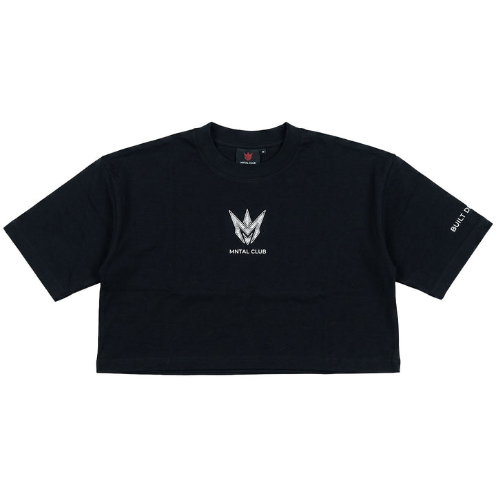 MNTAL Club Cropped Tee (Black)