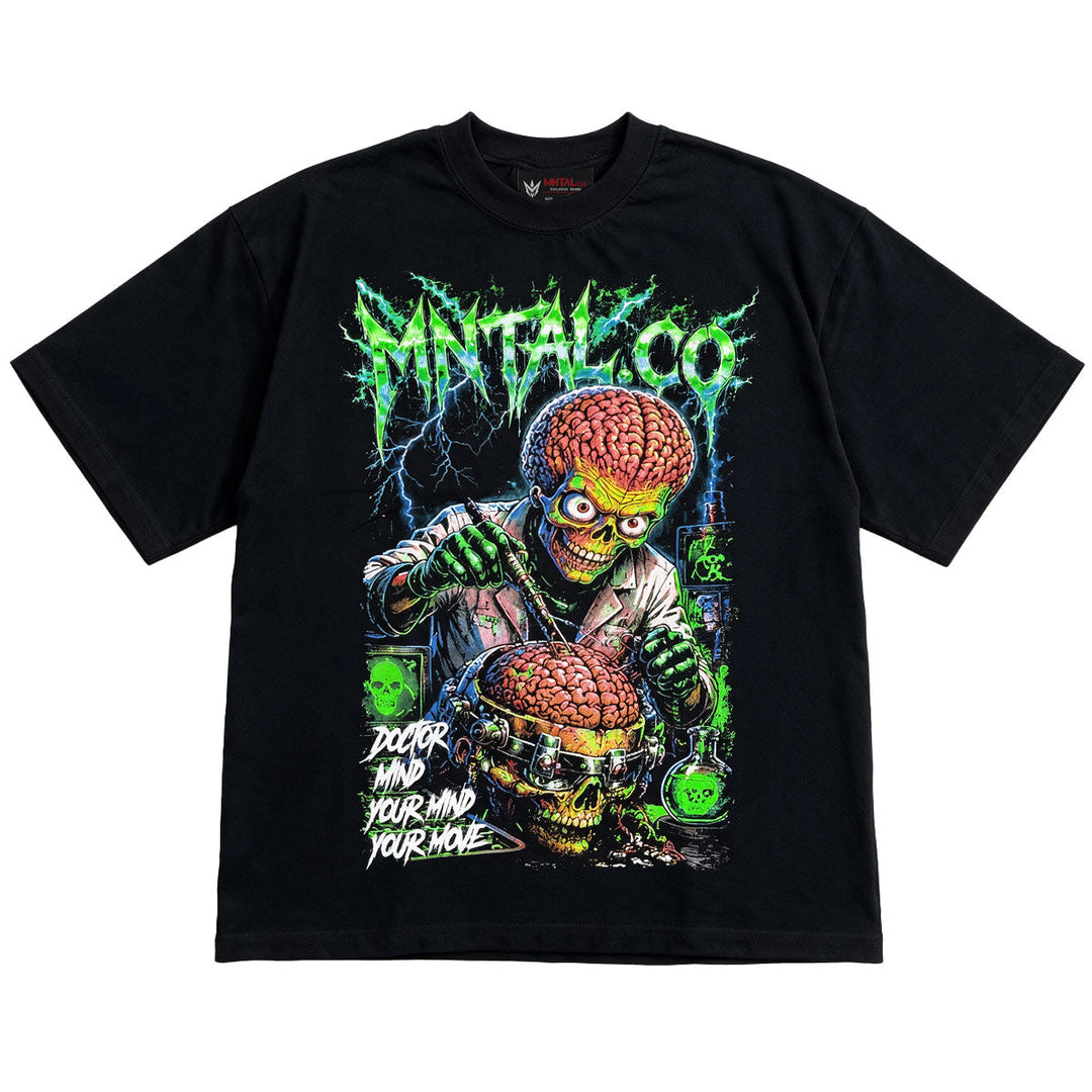 Brain Surgery Oversize Tee (Black)