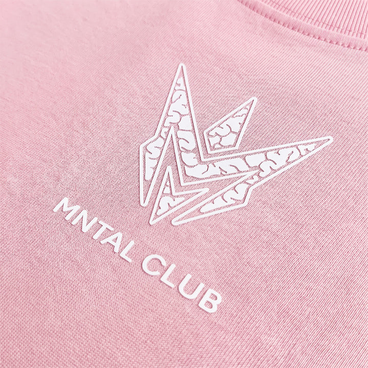 MNTAL Club Cropped Tee (Pink)