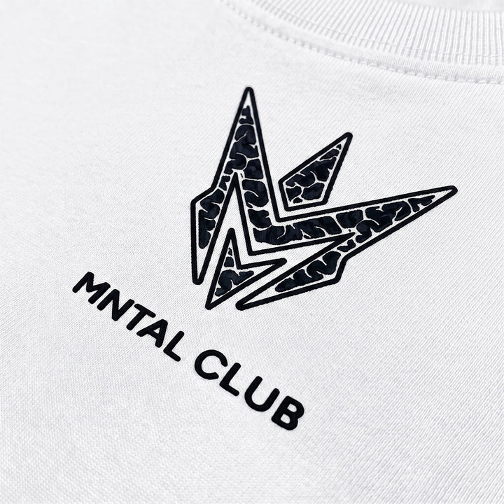 MNTAL Club Oversize Tee (White)
