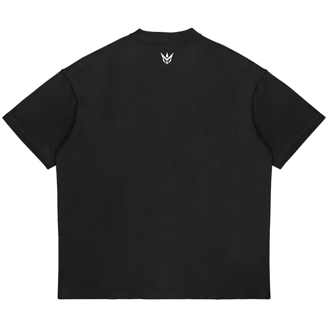 MNTAL Club Oversize Tee (Black/White)