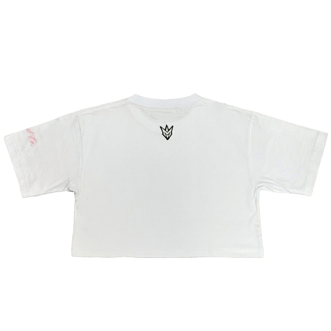 M Spike Cropped Tee (Cream)