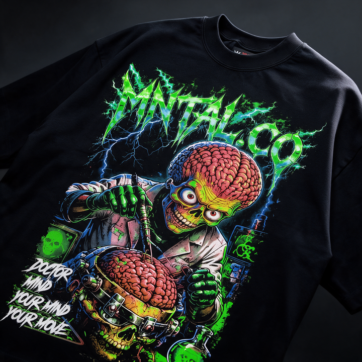 Brain Surgery Oversize Tee (Black)