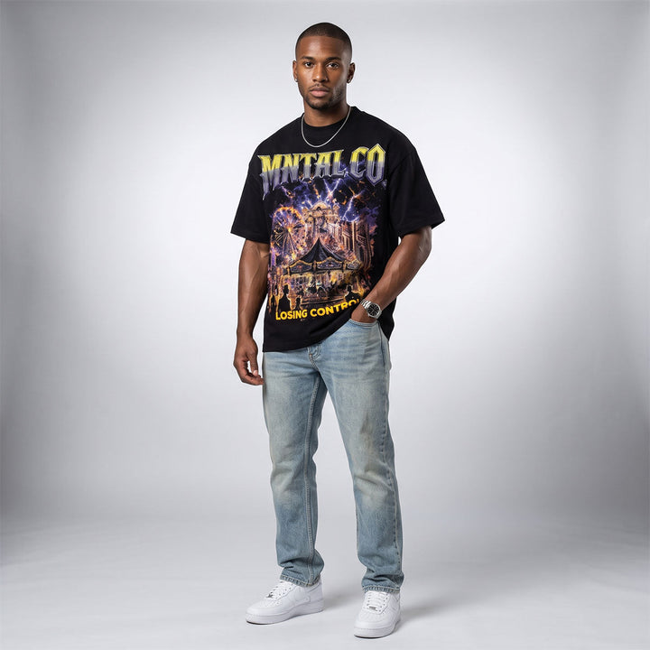 Losing Control Oversize Tee (Black)