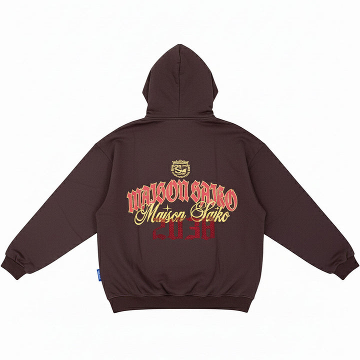 Cowboy Skull Hoodie (Brown)